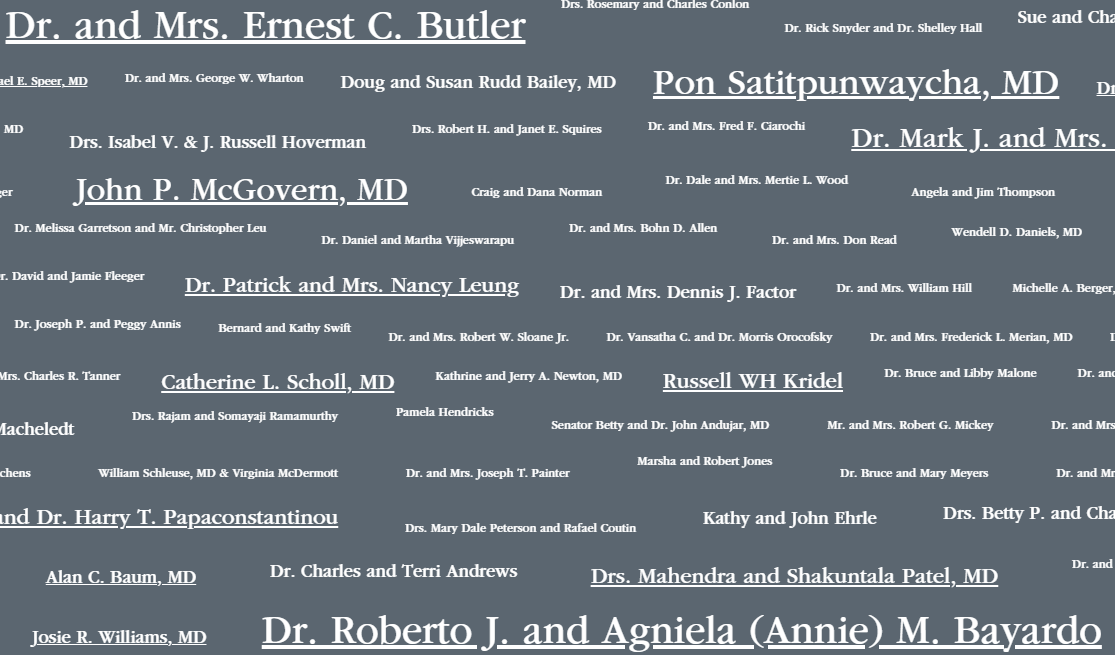 Donor Wall
